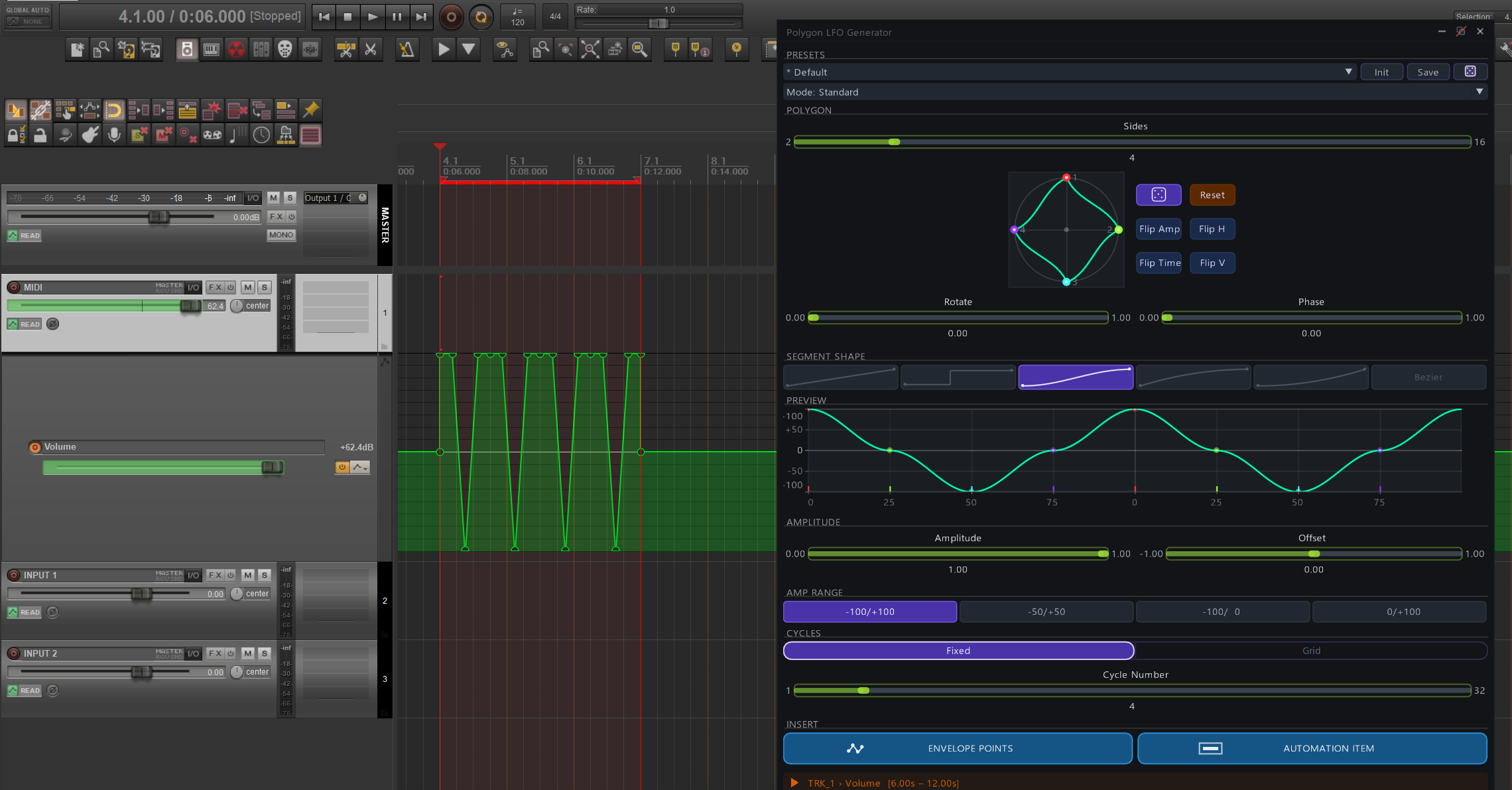 [ReaScript] ReaCurve: Generate and Manipulate Envelope Points ...